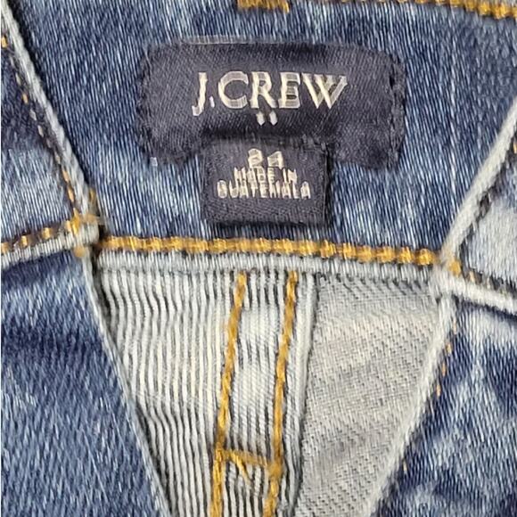 J Crew Denim Shorts XS Pacific Blue Cuffed Reimagined Cotton Minimalist Summer - Picture 4 of 10